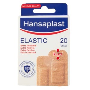 Hansaplast elastic/fabric 20 strips assortiti
