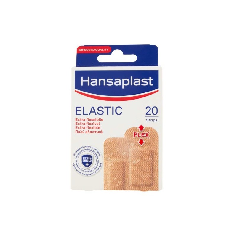 Hansaplast elastic/fabric 20 strips assortiti