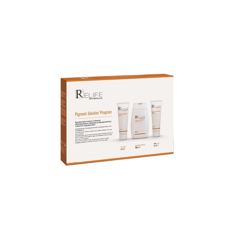 Pigment solution program kit day cream 30 ml + night cream 30 ml + cleanser 100 ml nuovo packaging multilingua