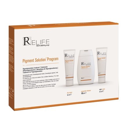 Pigment solution program kit day cream 30 ml + night cream 30 ml + cleanser 100 ml nuovo packaging multilingua