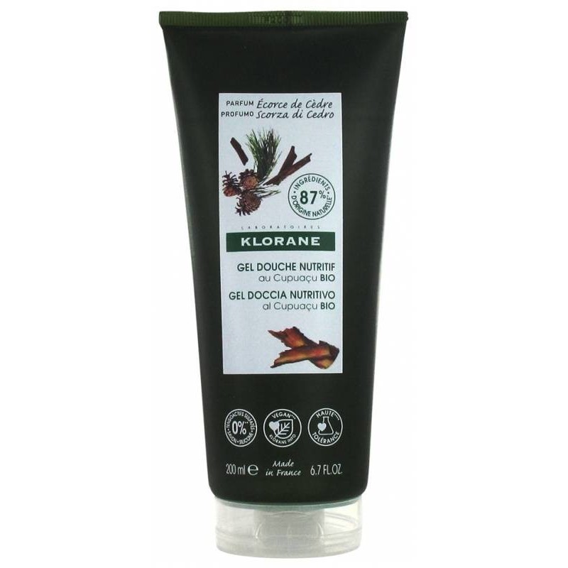 Klorane gel doccia scorza di cedro 200 ml