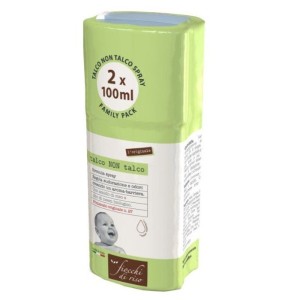 Fiocchi di riso bipacco talco non talco spray 100 ml