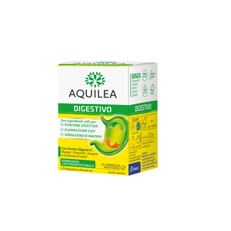 Aquilea digestivo 30 compresse masticabili