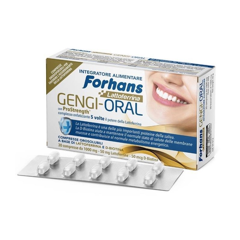 Forhans lattoferrina gengi oral 30 compresse
