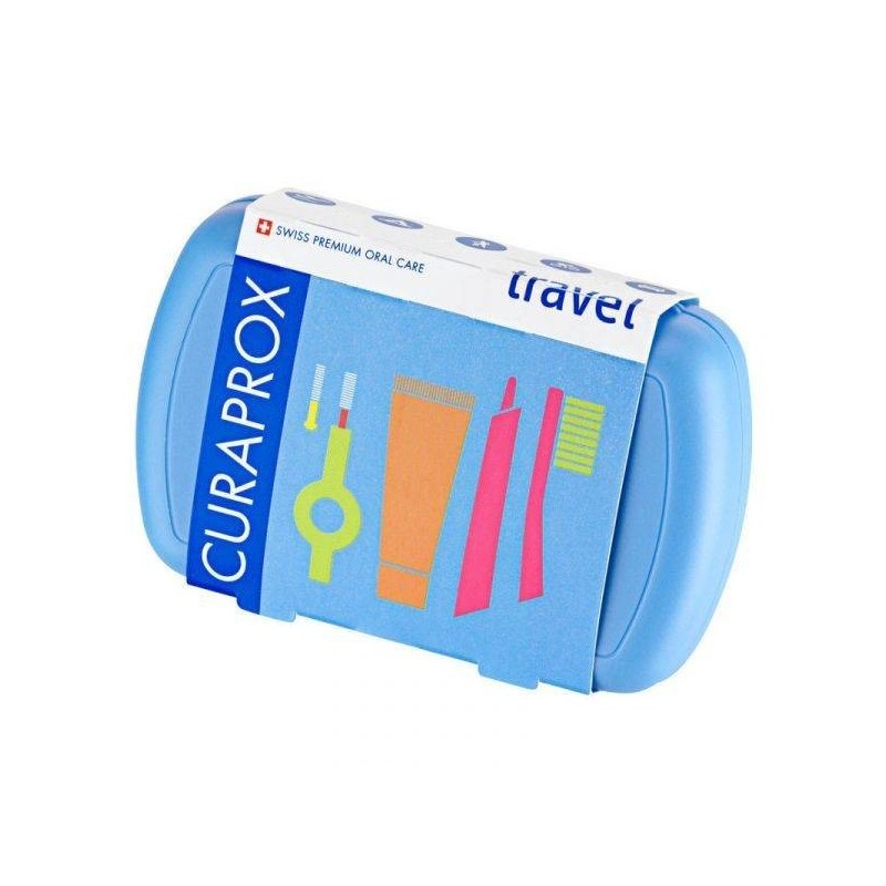 Curaprox travel set blue