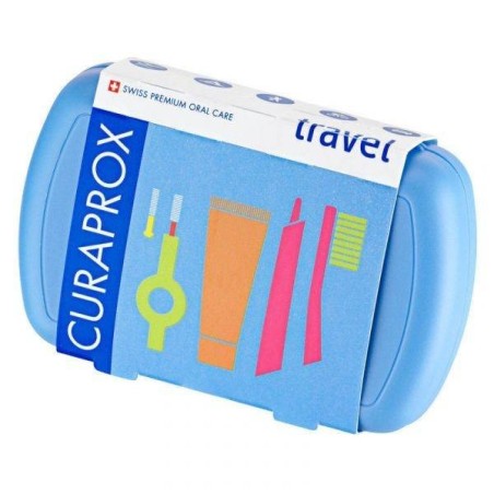 Curaprox travel set blue