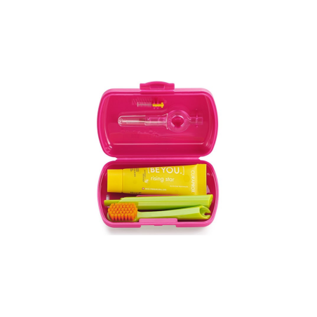 Curaprox travel set magenta