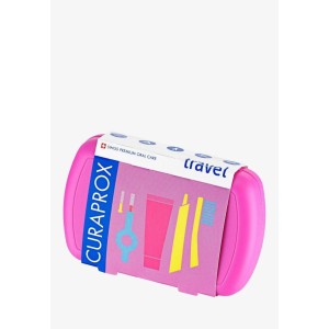 Curaprox travel set pink