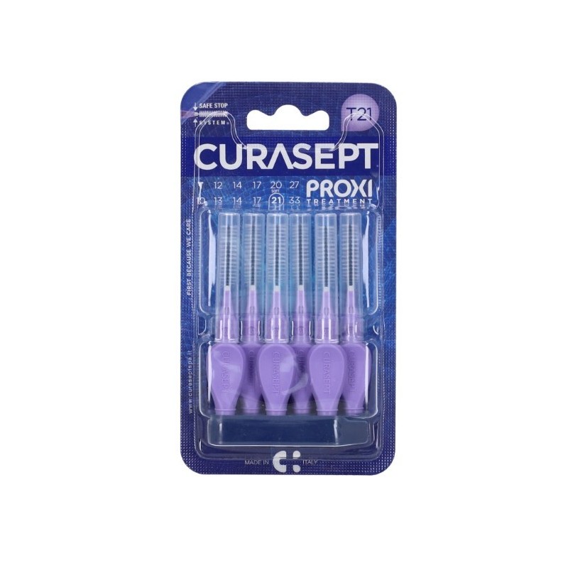 Curasept proxi t21 viola/purple 6 pezzi