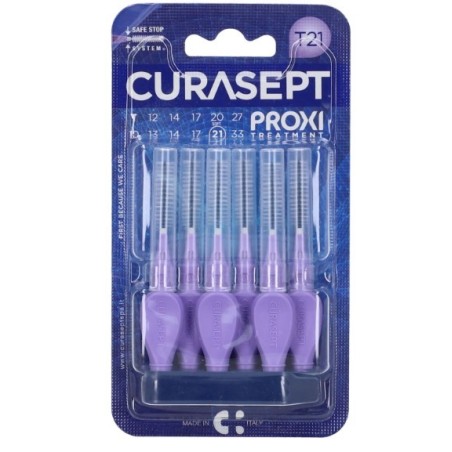 Curasept proxi t21 viola/purple 6 pezzi