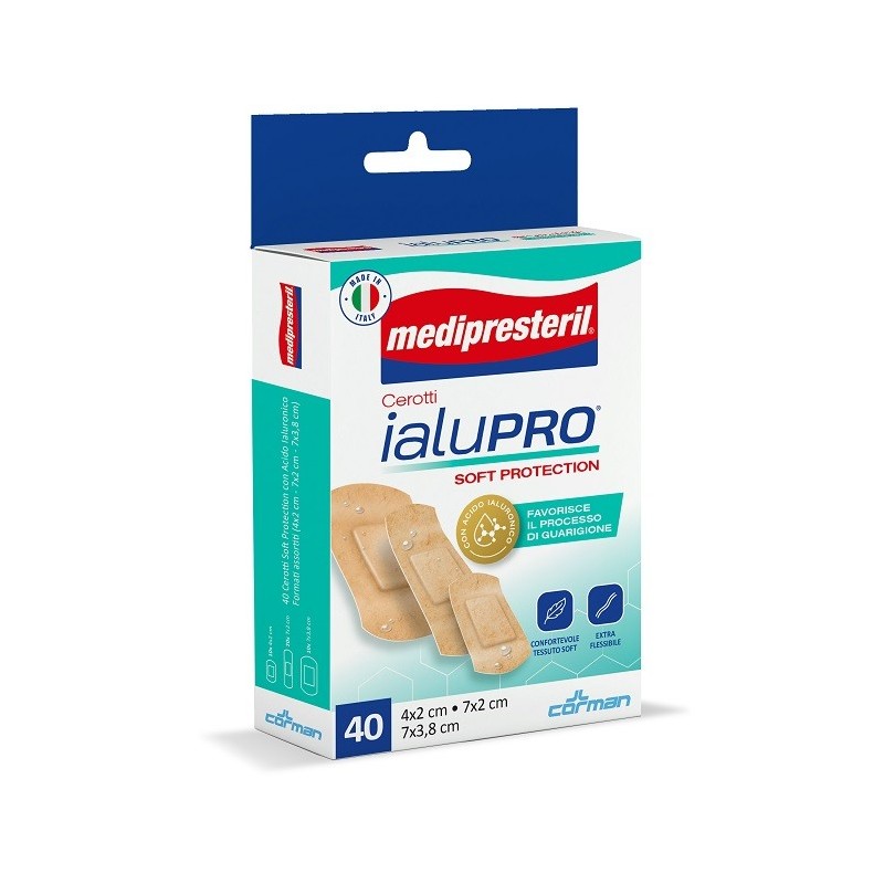 Medipresteril cerotti ialupro soft proteciont 3 formati assortiti 40 pezzi