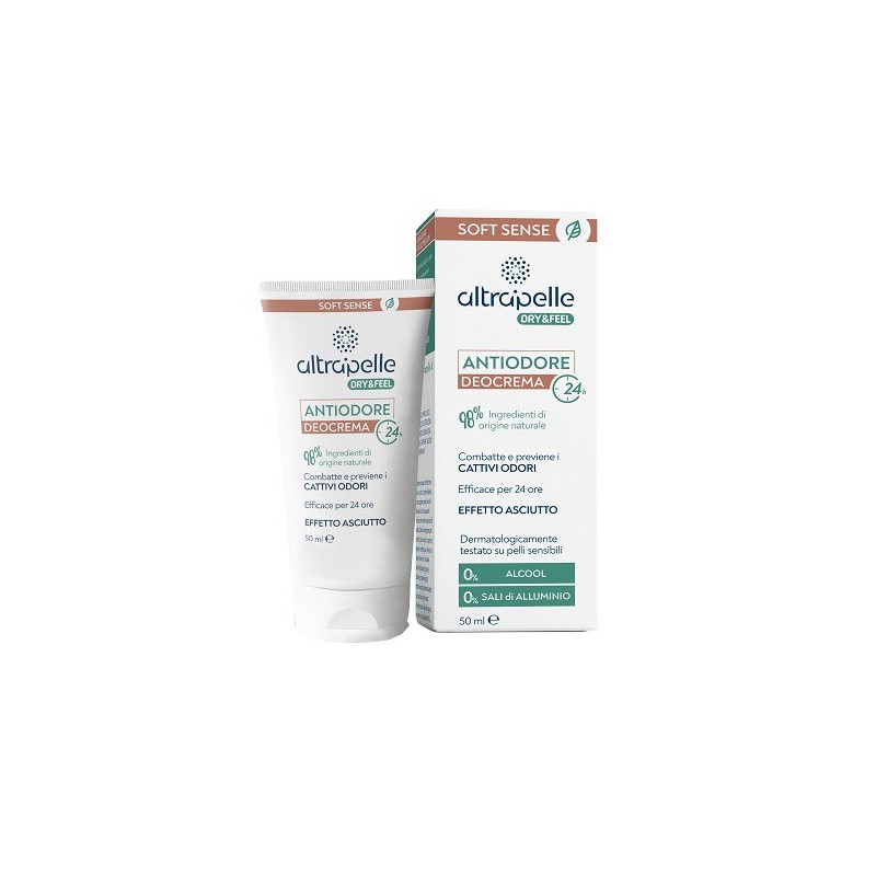 Altrapelle dry & feel deocrema antiodore 24h 50 ml