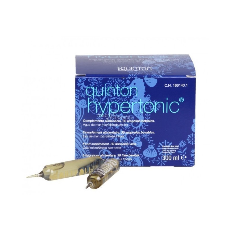Quinton hypertonic 30 fiale da 10 ml