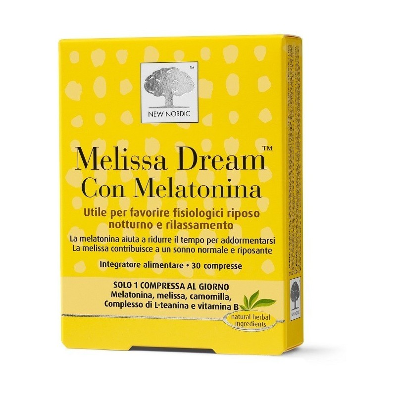 Melissa dream con melatonina 30 compresse