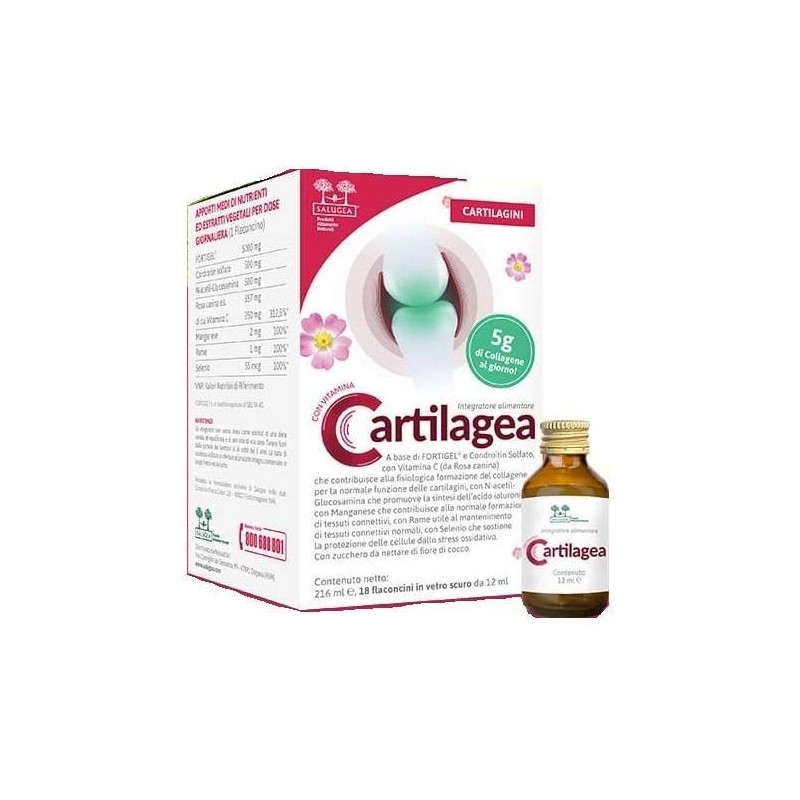 Cartilagea salugea 18 flaconcini da 12 ml