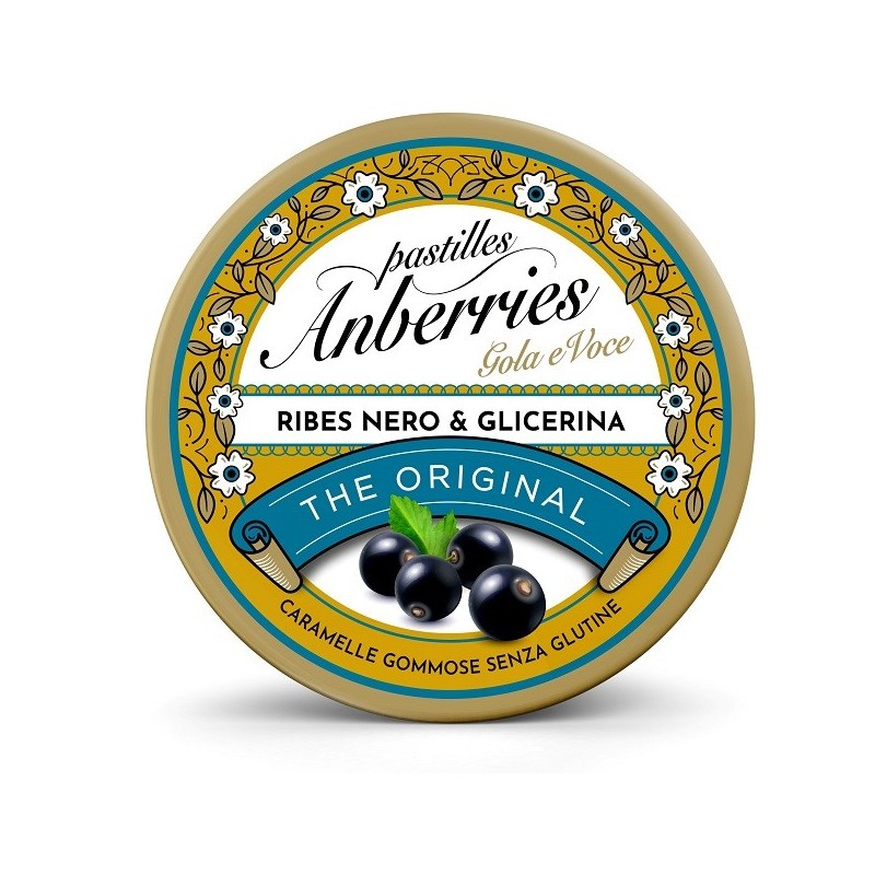 Anberries classiche ribes nero glicerina 50 g
