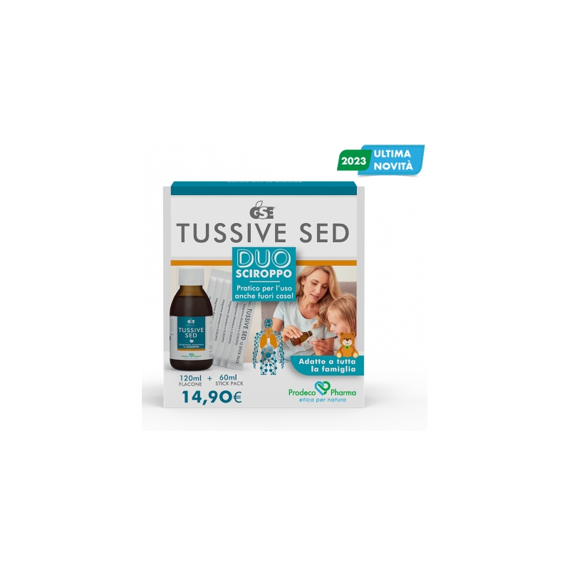 Gse tussive sed duo flacone+6 stick pack monodose