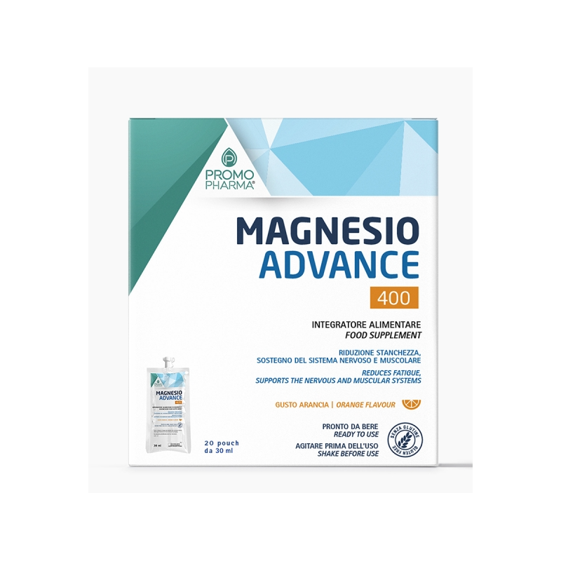 Magnesio advance 400 20 pouch da 30 ml