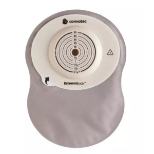 Sacca colostomia esteem body fondo chiuso 4 mm opaco ritagliabile 10-45 mm 30 pezzi