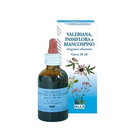 Valeriana passiflora e biancospino gocce 30 ml