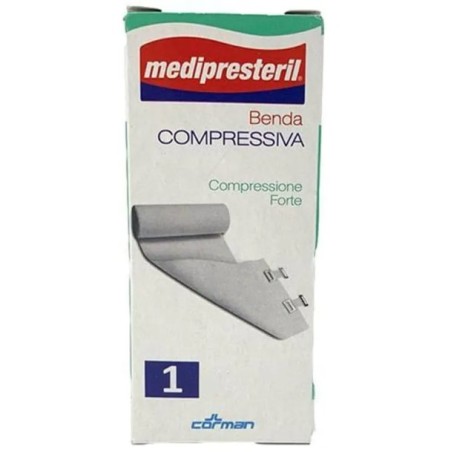 Benda medipresteril compressione forte m4,5x8cm tesi