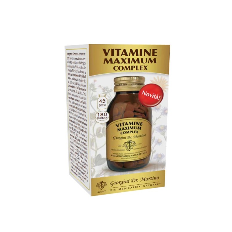 Vitamine maximum complex 180 pastiglie