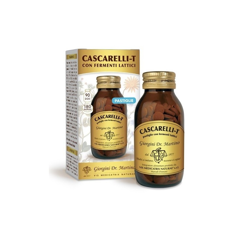 Cascarelli t pastiglie 180 pastiglie con fermenti lattici