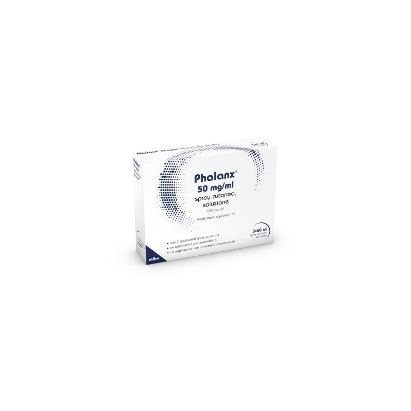 Phalanx spray cutaneo soluz 60 ml 50 mg/ml 3 flaconi