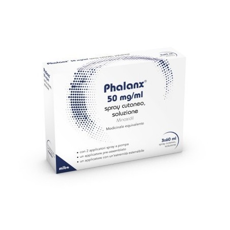 Phalanx spray cutaneo soluz 60 ml 50 mg/ml 3 flaconi