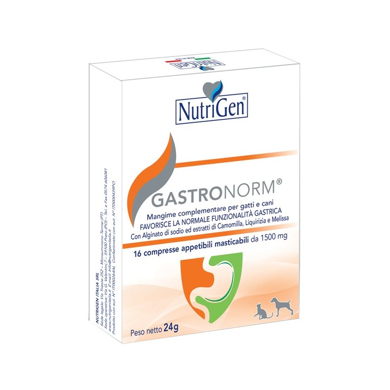 Nutrigen gastronorm 16 compresse Nutrigen gastronorm 16 compresse