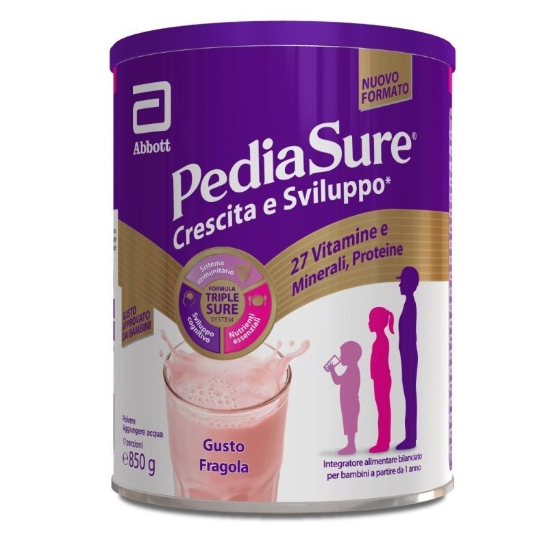 Pediasure crescita&sviluppo fragola 850 g