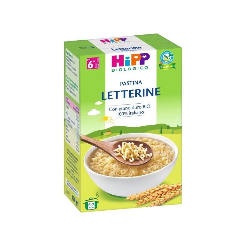 Hipp bio pastina letterine 320 g