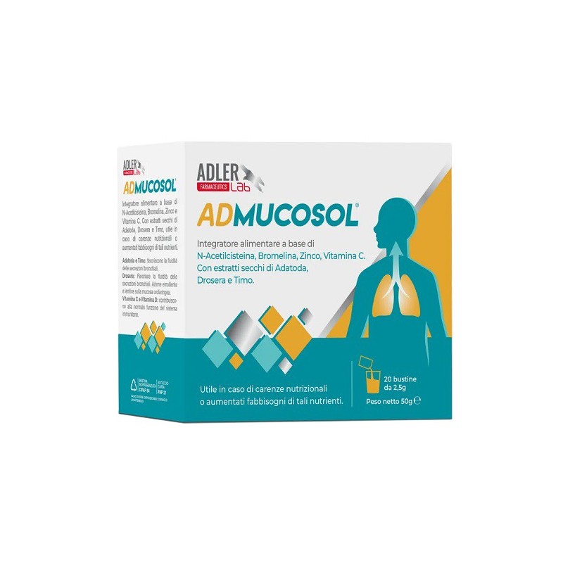 Admucosol 20 bustine Admucosol 20 bustine