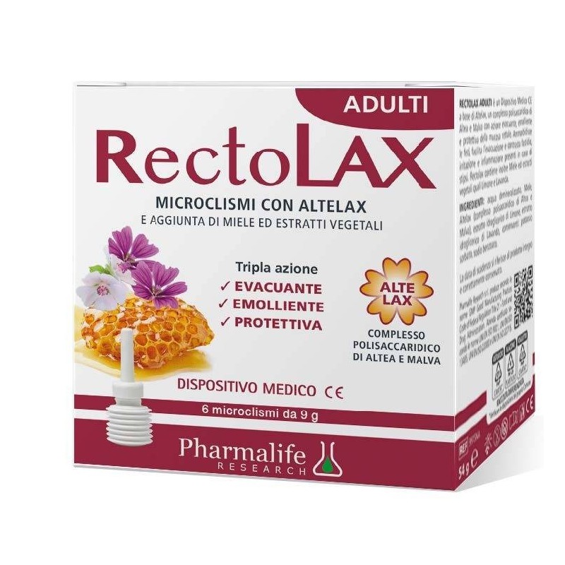 Rectolax adulti microclismi 6 pezzi da 9 g