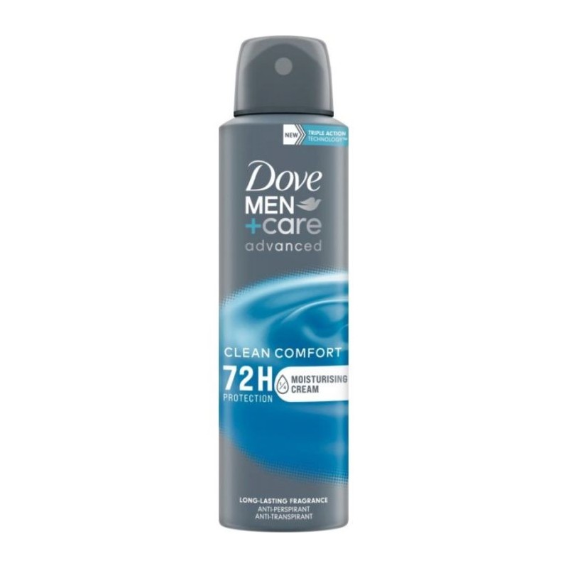 Dove men care advanced care clean comfort spray 150 ml