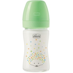 Chicco biberon perfect glass unisex silicone da 150 ml