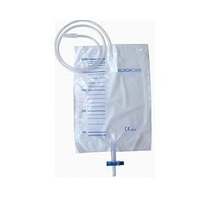 Sacca di drenaggio letto per incontinenza 2000ml in pvc convalvola di non ritorno e scarico sterile gocciolatoio filtroad aria c