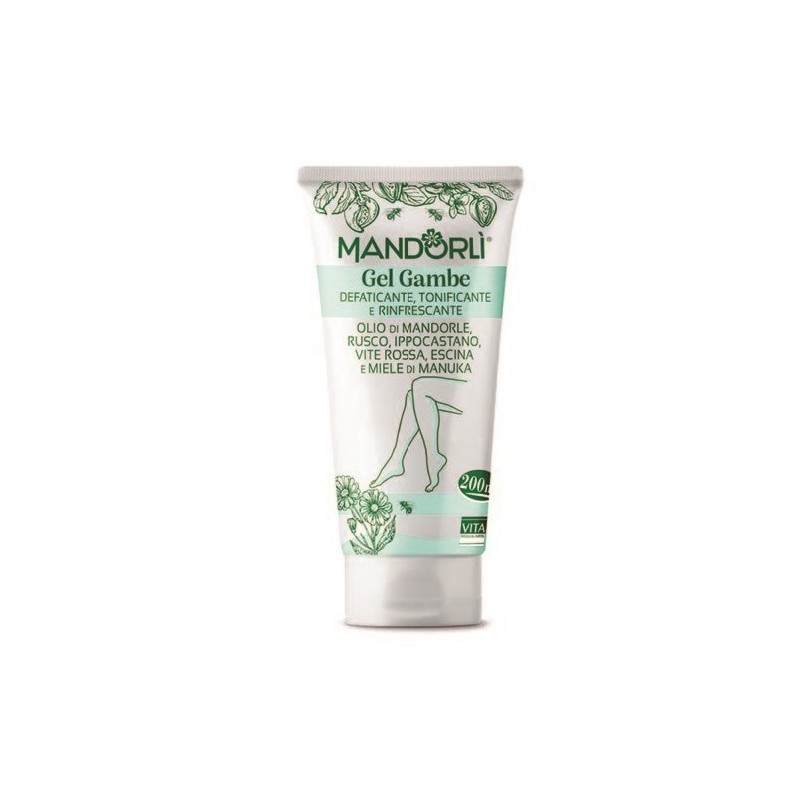 Mandorli gel gambe defaticante tonificante e rinfrescante 200 ml