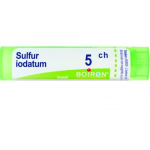 Sulfur iodat boiron 80 granuli 5 ch contenitore multidose