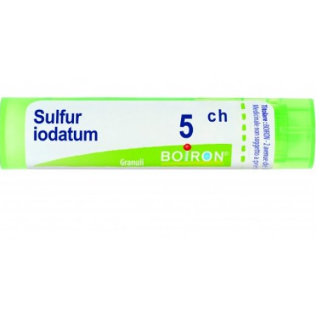 Sulfur iodat boiron 80 granuli 5 ch contenitore multidose Sulfur iodat boiron 80 granuli 5 ch contenitore multidose