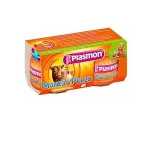 Plasmon omogeneizzato manzo/pollo 80 g x 2 pezzi