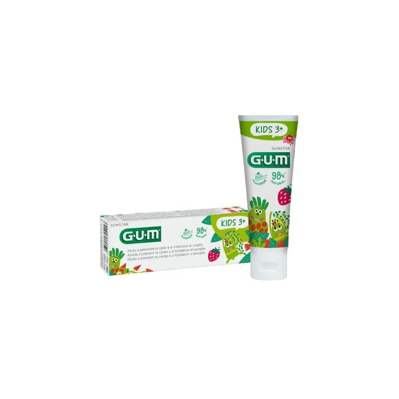 Gum kids monster 3/6 dentifricio bimbi 50 ml Gum kids monster 3/6 dentifricio bimbi 50 ml