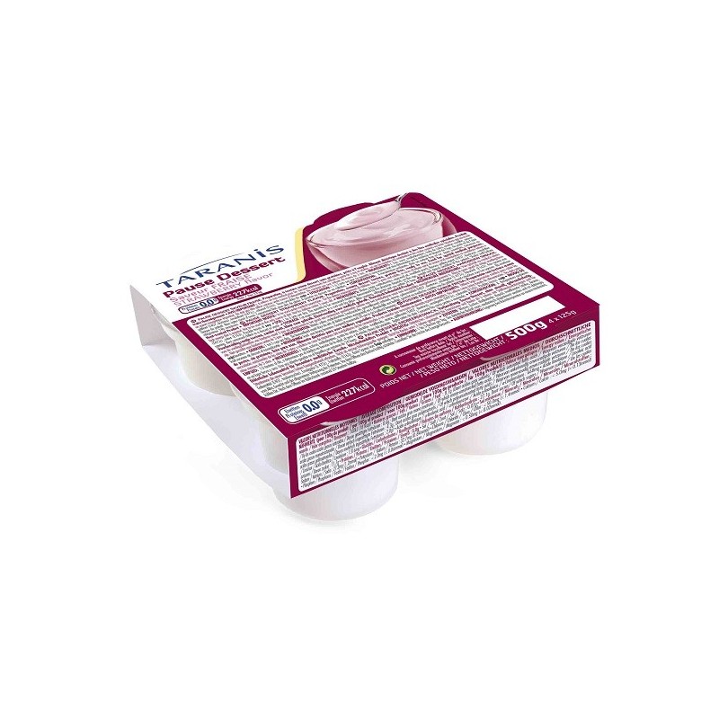 Taranis pausa dessert fragola 4 x 125 g