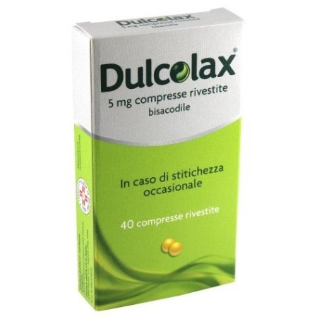 Dulcolax 40 compresse riv 5 mg