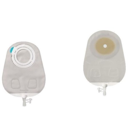 Sensura mio flex sistema 2 pezzi con aggancio adesivo saccamultichamber per urostomia trasparente 35mm da 550 ml 30 pezzi