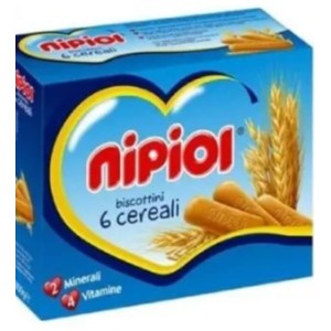 Nipiol biscotti 6 cereali special pack 20 confezioni da 66,5g