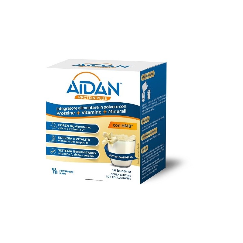 Aidan protein plus vaniglia 14 bustine