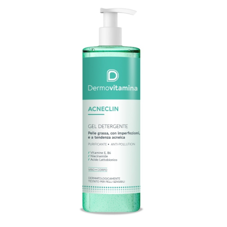 Dermovitamina acneclin gel detergente 400 ml