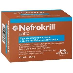Nefrokrill gatto 60 perle