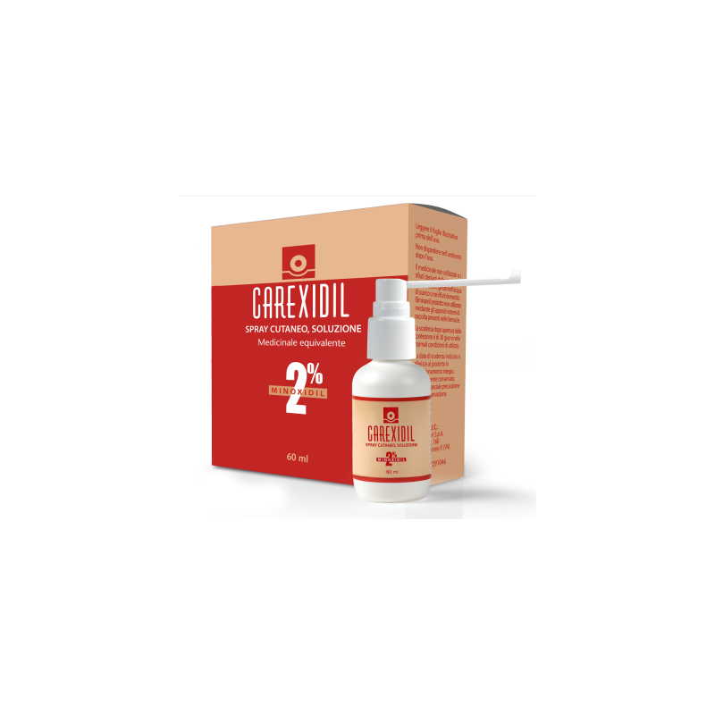 Carexidil 4 flaconi spray soluz cutanea 60 ml 2%